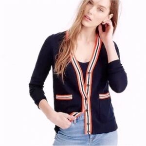 Pull En Laine Mélangée J.Crew Factory - Col Rond, Motif Côte - Taille XS Ivoire - Neuf Avec étiquette